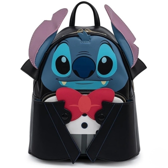 Loungefly Disney Stitch Vampire Bow Tie Backpack main image 4